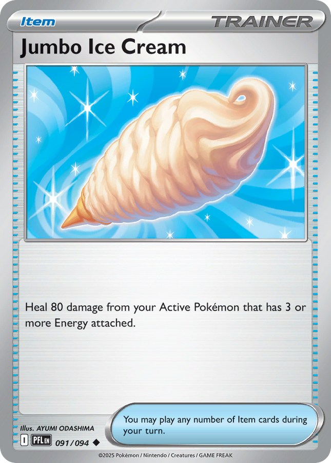 Jumbo Ice Cream #091/094 Uncommon (Reverse Holofoil) / Phantasmal Flames