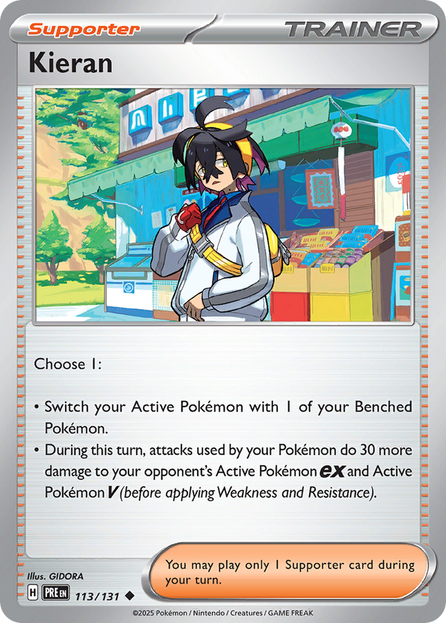Kieran #113/131 Uncommon (Reverse Holofoil) / Prismatic Evolutions