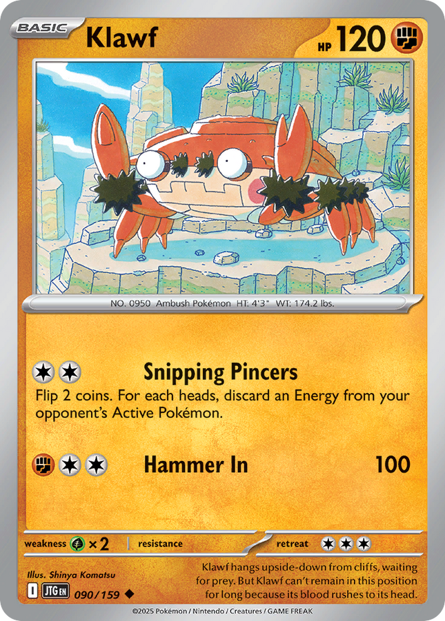 Klawf #090/159 Uncommon (Reverse Holofoil) / Journey Together