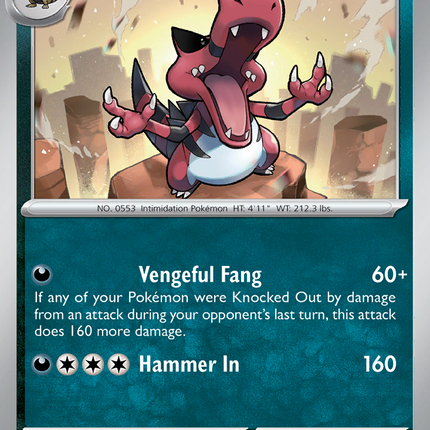 Krookodile #066/094 Uncommon / Phantasmal Flames