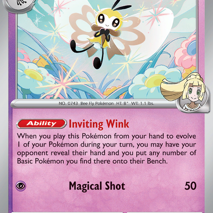 Lillie's Ribombee #067/159 Rare (Holofoil) / Journey Together