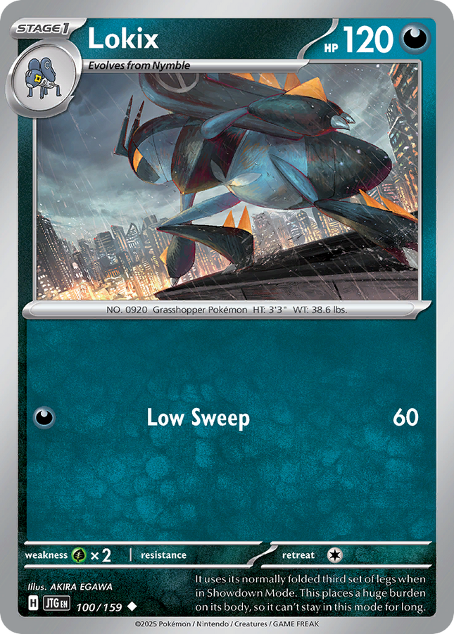 Lokix #100/159 Uncommon (Reverse Holofoil) / Journey Together