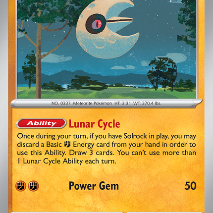 Lunatone #074/132 Rare (Reverse Holofoil) / Mega Evolution