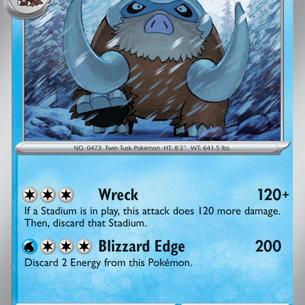Mamoswine #025/094 Uncommon / Phantasmal Flames