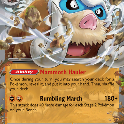Mamoswine ex #079/159 Double Rare (Holofoil) / Journey Together