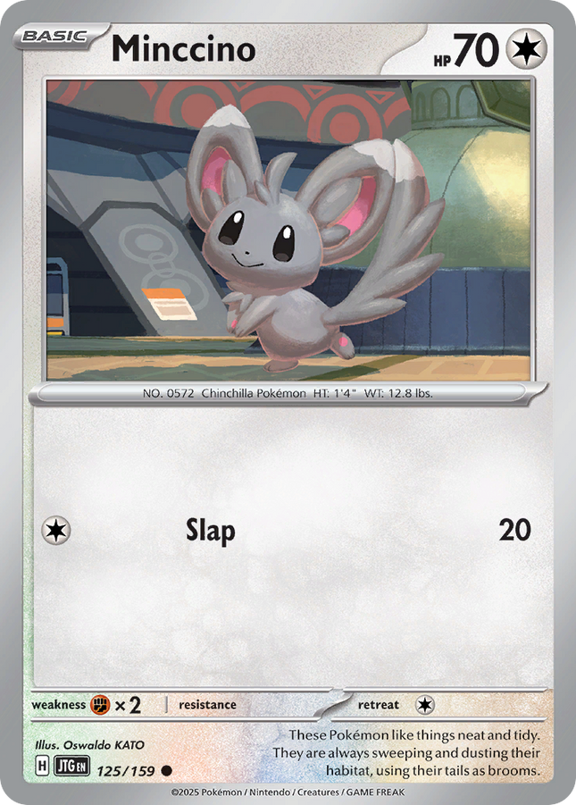 Minccino #125/159 Common (Reverse Holofoil) / Journey Together