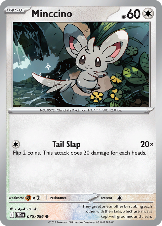 Minccino #075/086 Common / Black Bolt