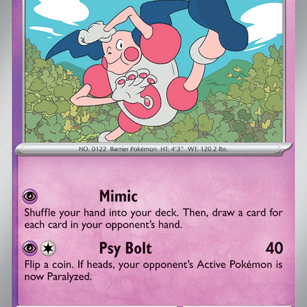 Mr. Mime #058/159 Common (Reverse Holofoil) / Journey Together