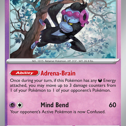 Munkidori #044/131 Rare (Reverse Holofoil) / Prismatic Evolutions