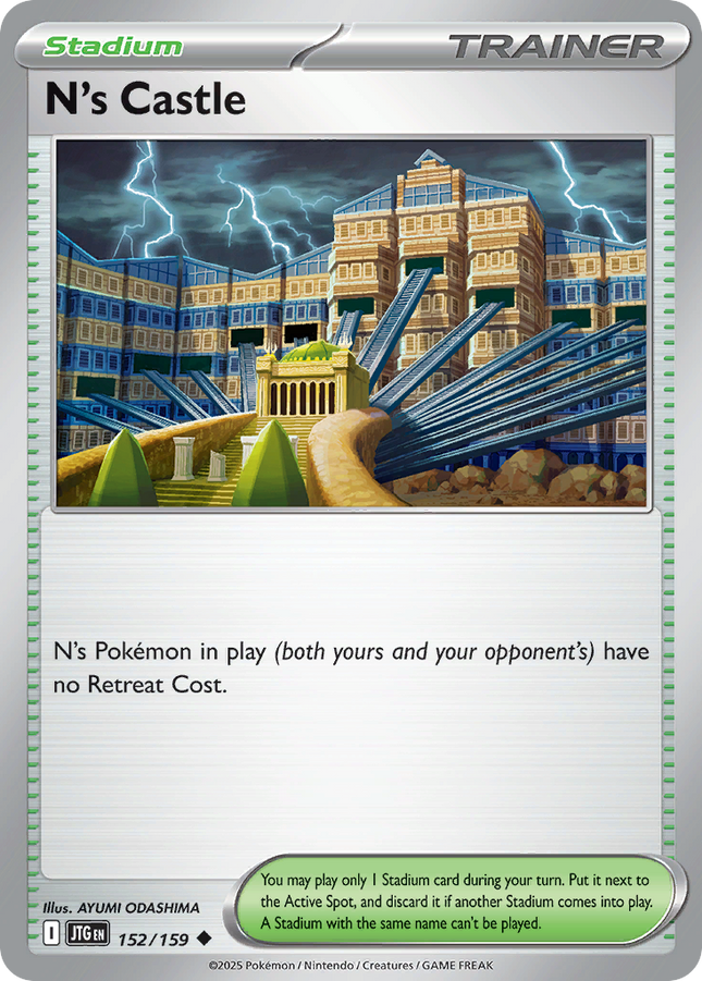 N's Castle #152/159 Uncommon (Reverse Holofoil) / Journey Together