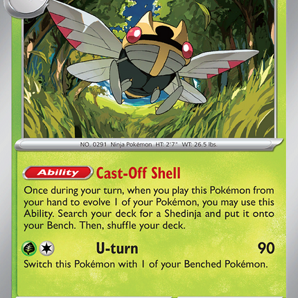 Ninjask #017/132 Uncommon (Reverse Holofoil) / Mega Evolution