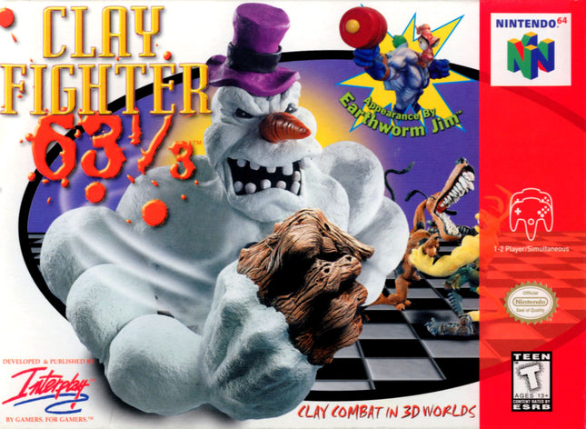 Clay Fighter 63 1/3 (Nintendo 64 / N64)