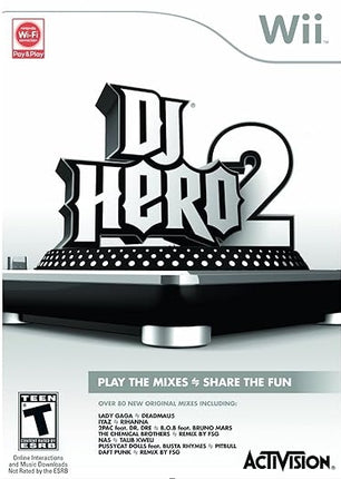 DJ Hero 2 [Game Only] (Nintendo Wii)