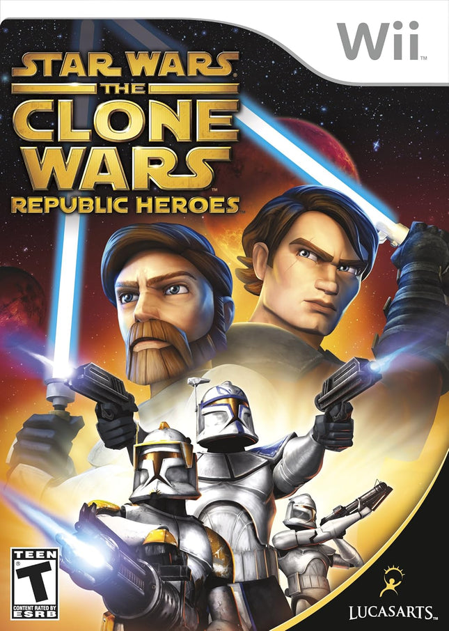 Star Wars The Clone Wars : Republic Heroes (Nintendo Wii)