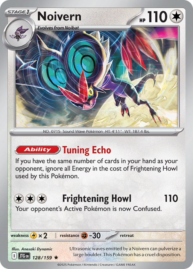 Noivern #128/159 Rare (Reverse Holofoil) / Journey Together
