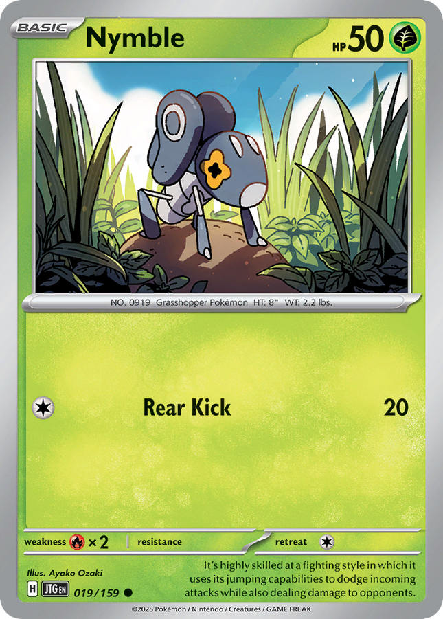 Nymble #019/159 Common (Reverse Holofoil) / Journey Together