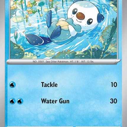 Oshawott #021/086 Common / White Flare