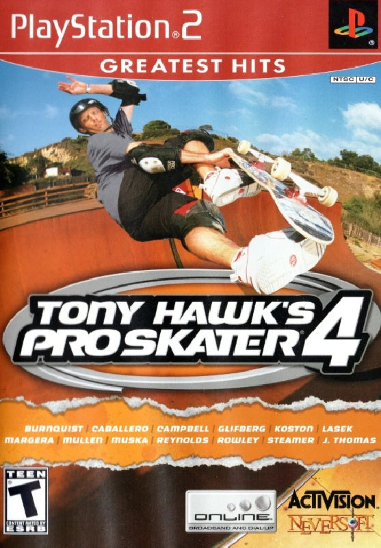 Tony Hawk Pro Skater 4 [Greatest Hits] (PlayStation 2 / PS2)