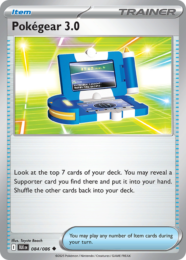 Pokégear 3.0 #084/086 Uncommon / Black Bolt