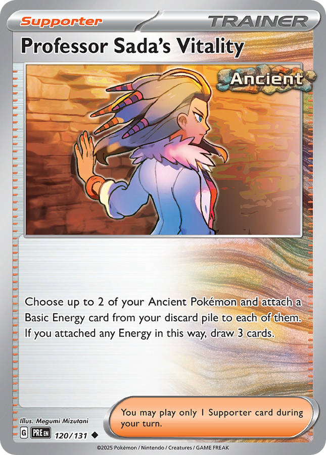 Professor Sada's Vitality #120/131 Uncommon (Reverse Holofoil) / Prismatic Evolutions