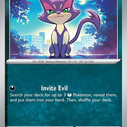 Purrloin #055/086 Common (Reverse Holofoil) / White Flare