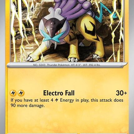 Raikou #048/132 Rare (Reverse Holofoil) / Mega Evolution