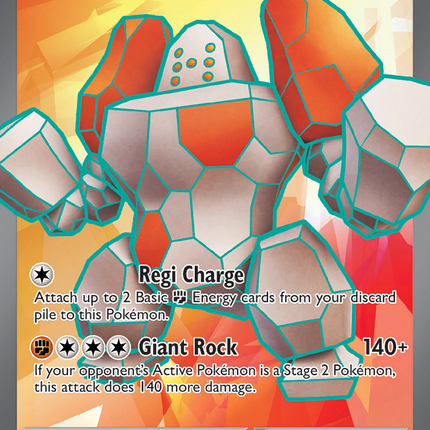 Regirock EX #214/182 Ultra Rare (Holofoil) / Destined Rivals