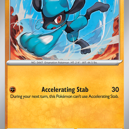 Riolu #076/132 Common (Reverse Holofoil) / Mega Evolution