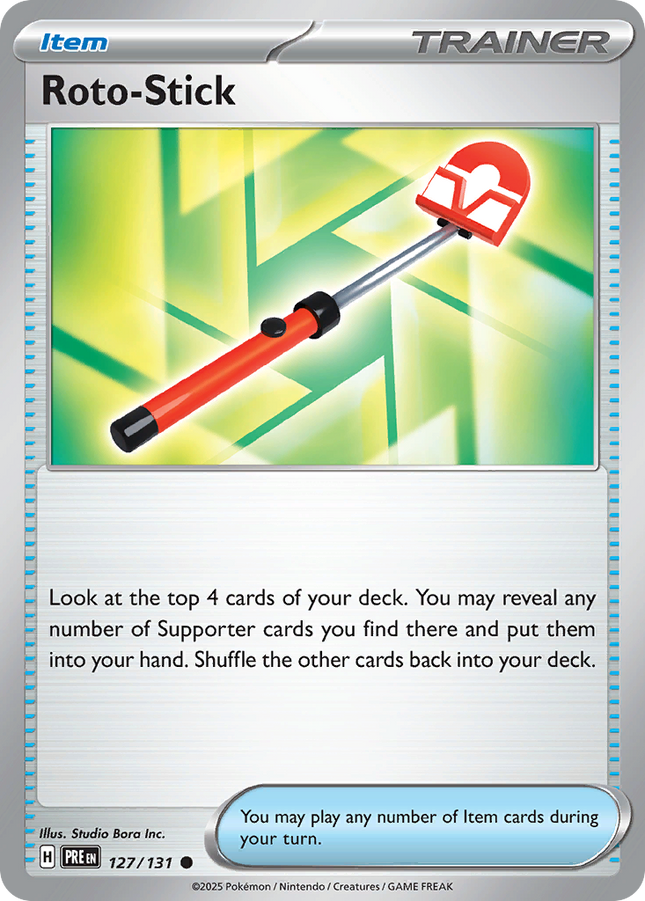 Roto-Stick #127/131 Common (Reverse Holofoil) / Prismatic Evolutions