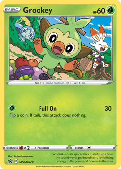 Grookey SWSH070 Promo (Holofoil) / Sword & Shield Black Star Promos