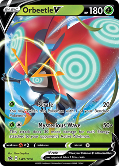 Orbeetle V SWSH078 Promo (Holofoil) / Sword & Shield Black Star Promos