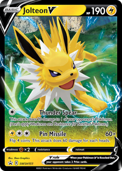 Jolteon V SWSH151 Promo (Holofoil) / Sword & Shield Black Star Promos