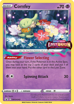 Comfey SWSH242 Promo (Holofoil) / Sword & Shield Black Star Promos