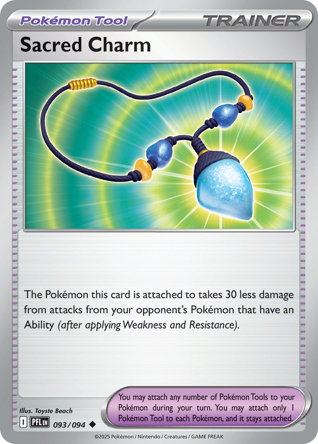 Sacred Charm #093/094 Uncommon (Reverse Holofoil) / Phantasmal Flames