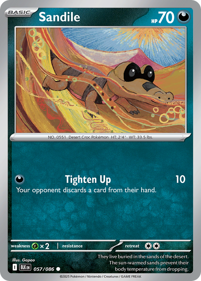 Sandile #057/086 Common / Black Bolt