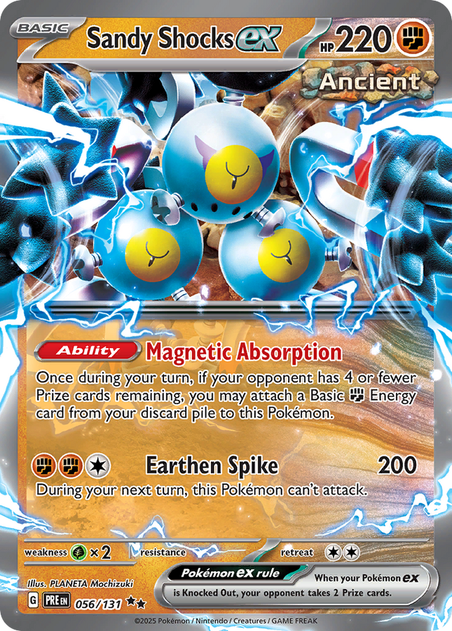 Sandy Shocks EX #056/131 Double Rare (Holofoil) / Prismatic Evolutions