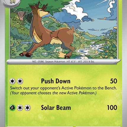Sawsbuck #007/086 Uncommon / White Flare