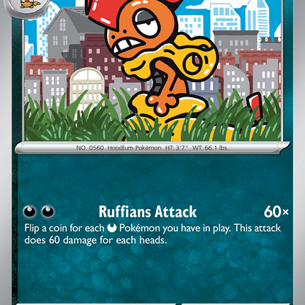 Scrafty #058/086 Uncommon / White Flare