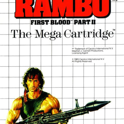 Rambo First Blood Part II (Sega Master System)