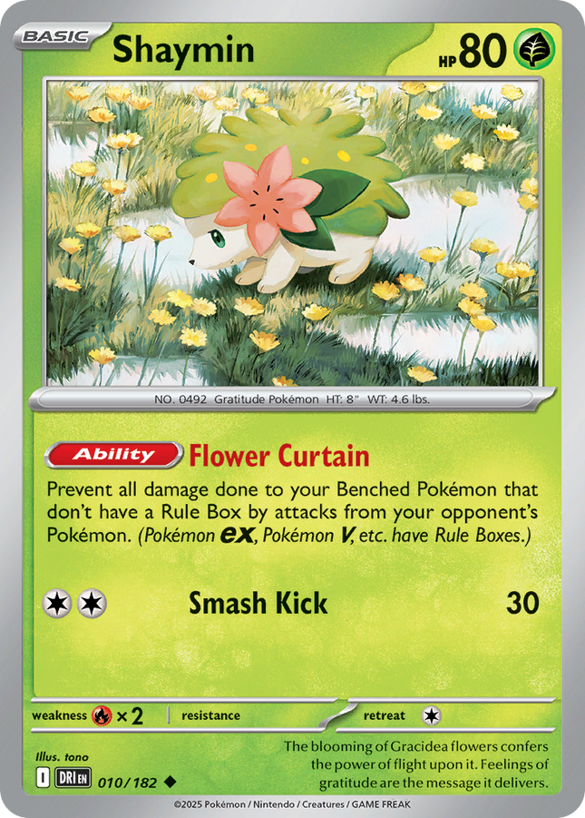 Shaymin #010/182 Uncommon / Destined Rivals