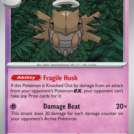 Shedinja #061/132 Uncommon (Reverse Holofoil) / Mega Evolution