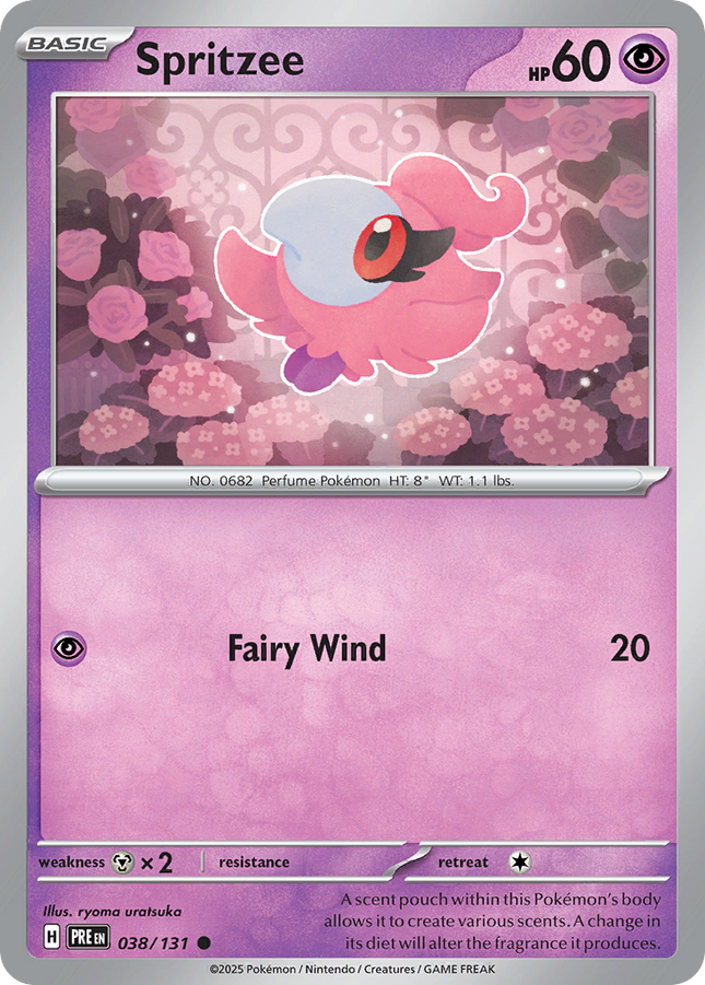 Spritzee #038/131 Common (Poke Ball Pattern) / Prismatic Evolutions