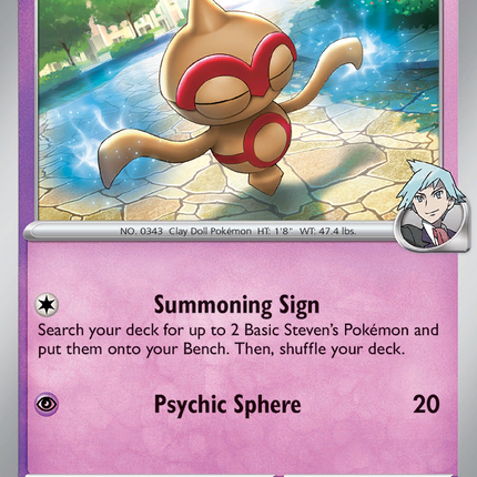 Steven's Baltoy #083/182 Common / Destined Rivals