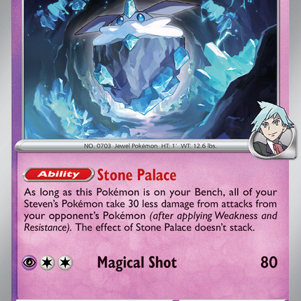 Steven's Carbink #086/182 Common (Reverse Holofoil) / Destined Rivals