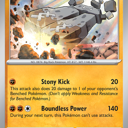 Stonjourner #081/132 Uncommon / Mega Evolution