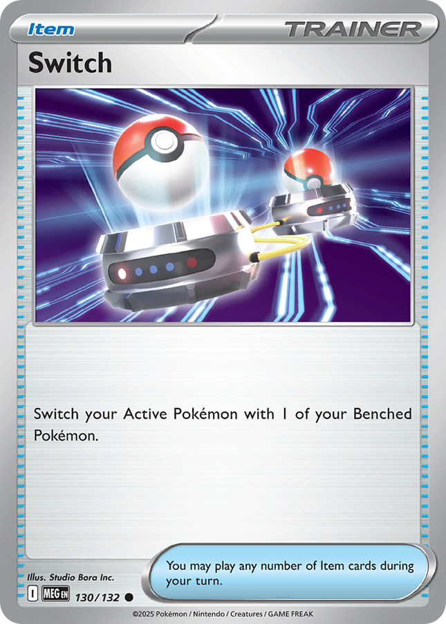 Switch #130/132 Common (Reverse Holofoil) / Mega Evolution