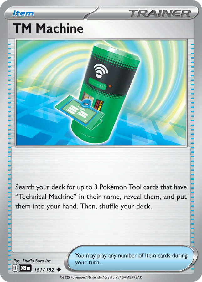 TM Machine #181/182 Uncommon (Reverse Holofoil) / Destined Rivals