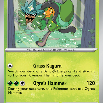 Teal Mask Ogerpon #026/182 Uncommon / Destined Rivals