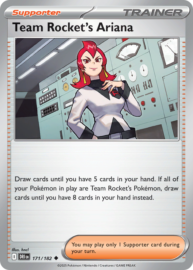 Team Rocket's Ariana #171/182 Uncommon / Destined Rivals
