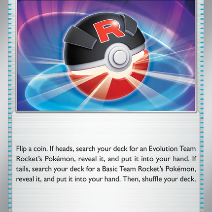 Team Rocket's Great Ball #175/182 Uncommon / Destined Rivals